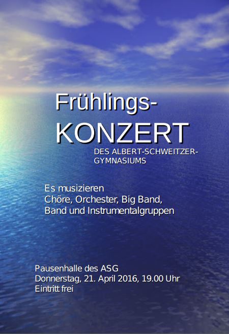 Fr&uuml;hlingskonzert