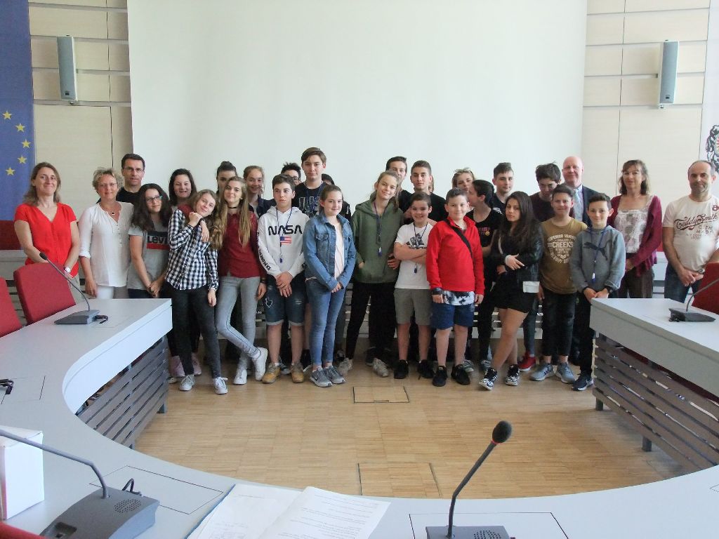 G&auml;ste aus St. Vallier am ASG