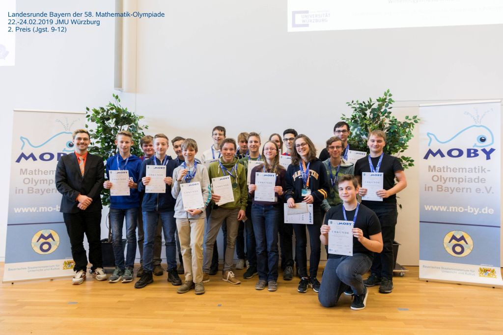 Zwei 2. Preise bei der 58. Mathematik-Olympiade