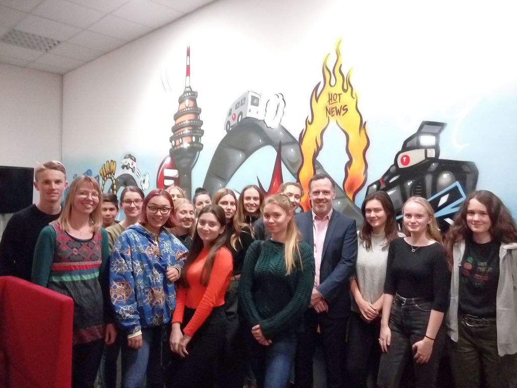 Besuch beim Franken-Fernsehen