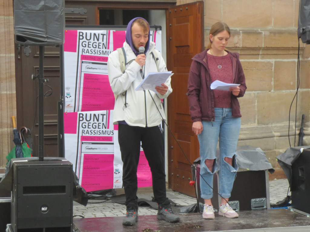 ASG bei Demo &bdquo;Bunt gegen Rassismus&ldquo;
