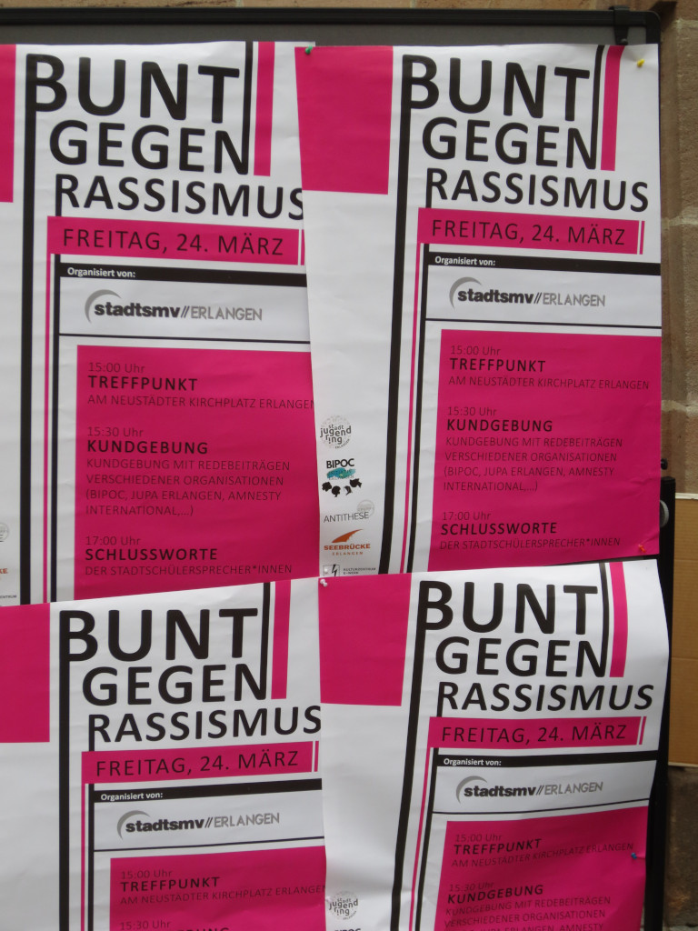 ASG bei Demo &bdquo;Bunt gegen Rassismus&ldquo;