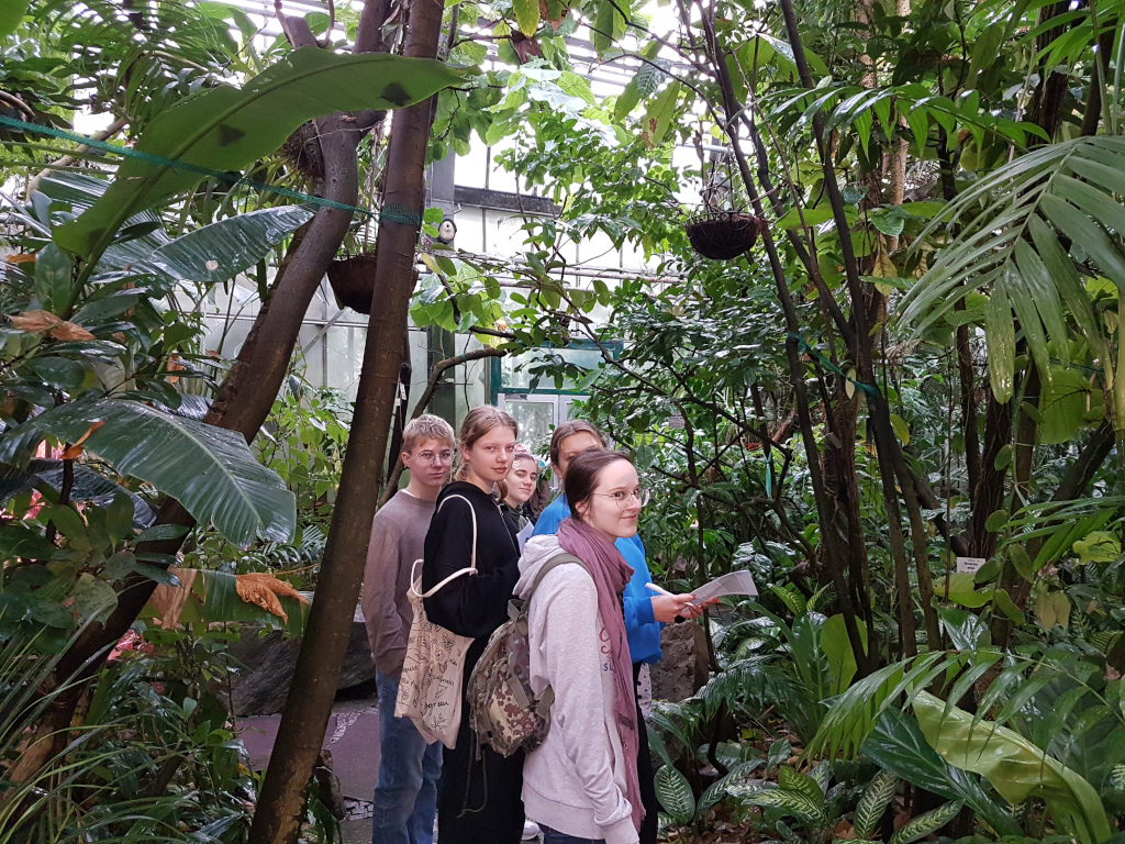 Besuch der Tropenh&auml;user des Botanischen Gartens