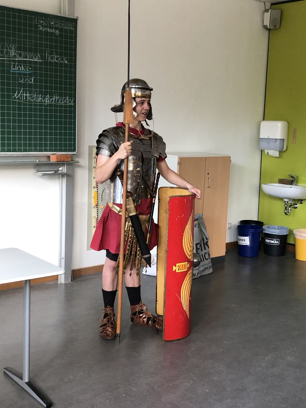 Besuch des Legion&auml;rs
