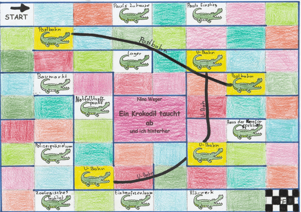 Buchtipp der Klasse 6a: Nina Weger "Ein Krokodil taucht ab und ich hinterher"