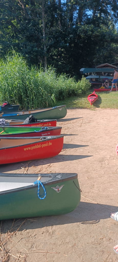 Mit dem Paddelboot &uuml;ber die Mecklenburgische Seenplatte