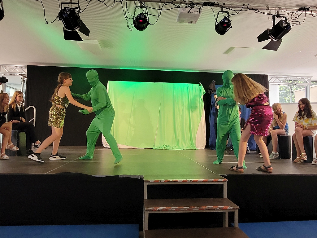 Panik am Filmset - und in der Aula ...