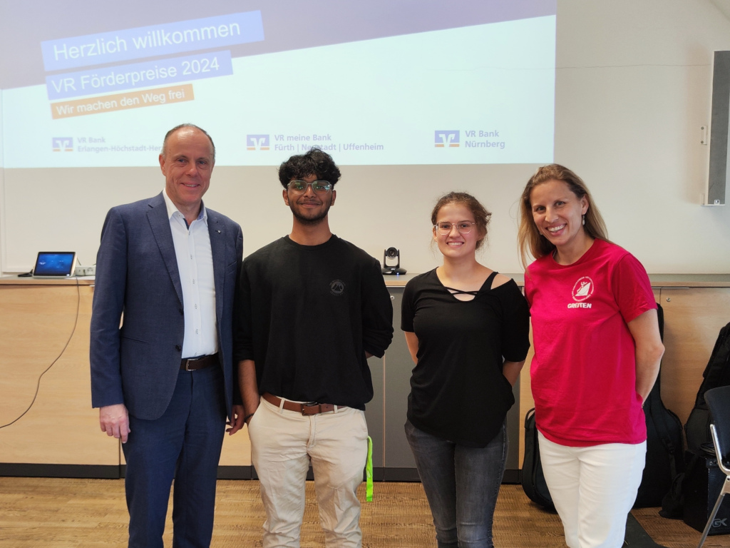 Schulshop gewinnt F&ouml;rderpreis der VR-Bank