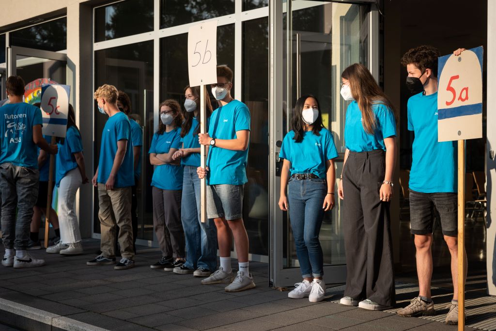 1. Schultag f&uuml;r die neuen F&uuml;nftkl&auml;sslerInnen